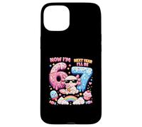 Now I'm 6 Next Year I'll be 7 Axolotl Ice Cream 67 Meme Bday Case for iPhone 15 Plus