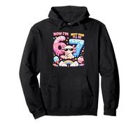 Now I'm 6 Next Year I'll be 7 Axolotl Ice Cream 67 Meme Bday Pullover Hoodie