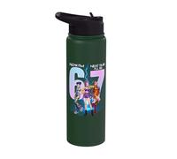 Now I'm Six Next Year I'll Be Seven 67 Meme K-pop Bday Girl Stainless Steel Insulated Water Bottle