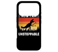 Now I'm Unstoppable Funny Vintage T-Rex Dinosaur Case for iPhone 17 Pro