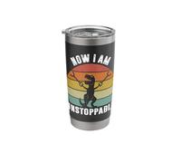 Now I'm Unstoppable T-Rex Funny Stainless Steel Insulated Tumbler