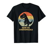 Now Im Unstoppable T-Rex With Robot Arm Retro T-Shirt