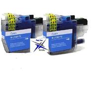 NOW INK. 2 CYAN LC-3217 LC-3217C INK CARTRIDGES COMPATIBLE WITH BROTHER MFC-J5330DW, J5335DW, J5730DW, J5930DW, J6530DW, J6930DW, J6935DW (Standard LC-3217, 2 Cyan)
