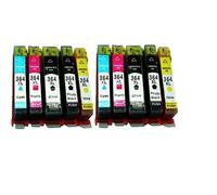 Now Ink Ltd 10x CHIPPED COMPATIBLE INK CARTRIDGES THAT WORK ON HP 364XL, COMPATIBLE WITH HP364 PRINTERS. C309n C309g C310a C309a C410b + ALL PRINTER THAT TAKE HP 364 AND HAVE 5 CARTRIDGE SLOTS.