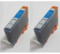 NOW INK LTD 2x CYAN CHIPPED COMPATIBLE INK CARTRIDGES THAT WORK ON HP 364XL, HP364 PRINTERS. DESKJET 3070a, 3520 OFFICEJET 4610, 4620, 4622 PHOTOSMART: B8550, B8553, B8558, C5324, C5370, C5373, C5380, C5383, C5388, C5390, C5393, C6300, C6324, C6340, C6350, C6380, C6383, D5445, D5460, D5463, D5468, D7560, B109, B110a, B111, B209, B210, B211, C309, C310, C410 5510e, 5515e, 5520, 5524, 6510, 6520, 7510, 7520 ALL IN ONE, PLUS OTHERS. 15ml EACH