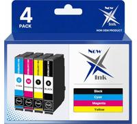 Now Ink Ltd FULL SET Ink Cartridges. Compatible for Pineapple 604 XL 604XL. WF-2910DWF/ WF-2930DWF/ WF-2935DWF/ WF-2950DWF, XP - 2200 2205 3200 3205 4200 4205