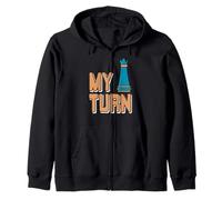 Now It’s Time Chess Logic Player Mode Competitive Fun Zip Hoodie