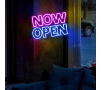 Now Open Neon Signs Now Open LED Light Shop Decors for Business Bar