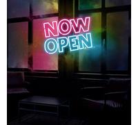 Now Open Neon Signs Now Open LED Light Shop Decors for Business Bar