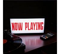 NOW PLAYING Light Box LED Neon Sign USB Powered Multiple Lighting Modes YouTube Podcast Live Streaming Room Music Studio Home Decoration for Music Lovers Gift for Friend(11.8 * 5.9 * 1.97in)