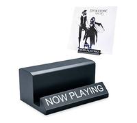 Homella Decor Now Playing Vinyl Record Stand - Vintage Brown/Gold (Classic Black)