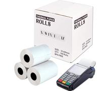 Now Products 57 x 40 mm Thermal Till Rolls Receipt Paper, Compatible with Credit Card PDQ Machines, POS, EPOS, Cash Registers, Warning Strip for Smooth Printing (300 Rolls)