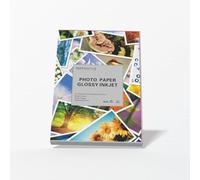 Now Products Glossy Photo Paper 6x4, 190 GSM, Everyday Inkjet Printing, Smudge & Water Resistant, Instant Dry, Compatible with HP, Canon, Epson & More, High Gloss Finish, Vivid Colours(50 Sheets)