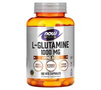 NOW Sports L-Glutamine - 1000mg, 120 Capsules | Recovery & Endurance Support