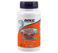 NOW Supplements, DHA Kids 100 mg, Supports Brain Health*, Fruit Flavor, 60 Chewable Softgels, packaging may vary