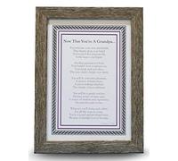 Now That You're Grandpa Frame- Gift for New Grandpa for Father's Day, Birthday, Christmas