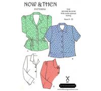 Now & Then Patterns Sewing Pattern The Revere Blouse Women UK 8 to 22