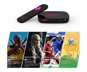 NOW TV Smart Box with 4K & Voice Search - 4 NOW TV Pass Bundle