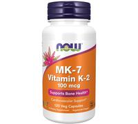 NOW Vitamin K2 MK7 100mcg 120 Veg Caps Bone Health