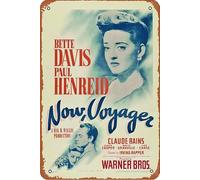 Now, Voyager Vintage Tin Sign Metal Poster Plaque Retro Wall Decor Poster for Home Hotel Cafes Sign Gift 8x12 Inch