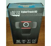 Adesso CyberTrack H3, 720p HD Webcam, Built-In Microphone, USB 2.0, 720p HD Video Resolution, 1.3MP CMOS Sensor, Compatible with Zoom, Skype, Windows 10/8/7/Vista, Mac OS X 10.6