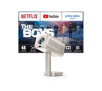 [Now with Netflix & 1800 ANSI] Smart Mini 4k Projector, VOPLLS TOF Auto Focus & Keystone Dolby Audio Projector for Bedroom, Full HD 1080P WiFi6 Bluetooth Home Movie Outdoor Portable Projectors