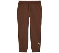 Now You Live Magna Logo-embroidered Cotton-blend Sweatpants - Brown - XL