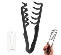 Nowavibe Magic Comb, Nowavibe Texture Comb, Voluminous Wide-Toothed Hair Combs, Apparatus Maximum Lift Roots Volume Tool, Travel Folding Design, ABS Plastic with Textured Grip Tool(Black,1Pc)