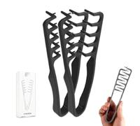 Nowavibe Magic Comb, Nowavibe Texture Comb, Voluminous Wide-Toothed Hair Combs, Apparatus Maximum Lift Roots Volume Tool, Travel Folding Design, ABS Plastic with Textured Grip Tool(Black,2Pcs)