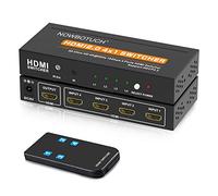 NOWBOTUCH 4K@60Hz 4x1 HDMI 2.0 Switch Selector 4 Port HDR IR Remote 4Kx2K Box 4 in 1 Out UHD Switcher Support HDR 18Gps HDCP 2.2 Dolby Vision Ultra HD 3D 2160P 1080P