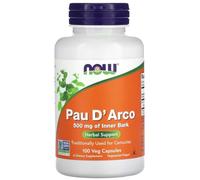 Now Foods - PAU D'Arco 500mg | Traditional Herbal Immune Support - 100 Vcaps