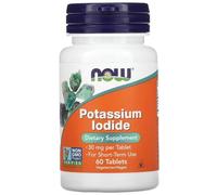 NOWFoods Now Foods - Potassium Iodide 30mg | Thyroid Health Support - 60 Tablets
