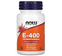 Now Foods - Vitamin E-400 (Natural Mixed Tocopherols) | Antioxidant Support - 50 Softgels