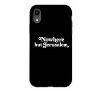 Nowhere But Jerusalem Israel Travel Holy land Western Wall Case for iPhone XR