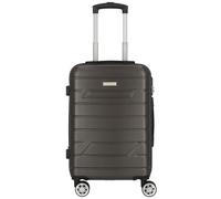NOWI Bergamo Travel Suitcase, Water-Repellent, 8 Wheels, 360° Rotatable, Telescopic Rod, Fully Lined Interior, charcoal, M, Modern and elegant, clean lines, stylish and functional, available in four