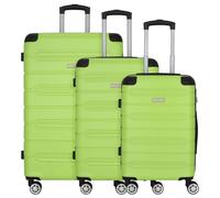 Nowi Rhodos 4 wheels Suitcase set 3-piece green