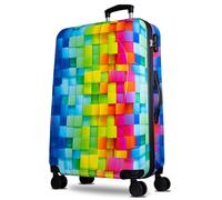 NOWI Santa Cruz Suitcase Set - 3-Piece Hard Case Set Made of ABS with Combination Lock, 4 Double Wheels, Expansion Fold, 360° Rotation, Lightweight & Robust - Travel Suitcase with Wheels Set in Size M