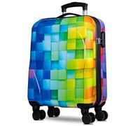 NOWI Santa Cruz Suitcase Set - 3-Piece Hard Case Set Made of ABS with Combination Lock, 4 Double Wheels, Expansion Fold, 360° Rotation, Lightweight & Robust - Travel Suitcase with Wheels Set in Size