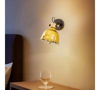 Nowodvorski Lighting Amalfi wall light with metallised glass, gold