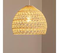 Nowodvorski Lighting BOHO pendant light, Ø 43 cm, natural brown, rattan, E27