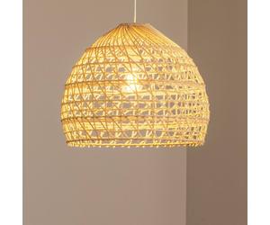 Nowodvorski Lighting BOHO pendant light, Ø 43 cm, natural brown, rattan, E27