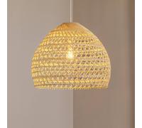 Nowodvorski Lighting BOHO pendant light, Ø 60 cm, natural brown, rattan, E27