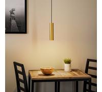 Nowodvorski Lighting Eye pendant light, 1-bulb, brass, shade height 25 cm