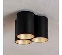 Nowodvorski Lighting Eye Tone III ceiling light, black/gold