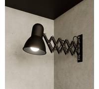 Nowodvorski Lighting Harmony wall light with scissor arm, black