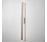 Nowodvorski Lighting Isla LED wall light, sand, aluminium, height 100 cm, IP54