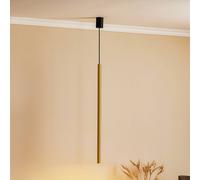Nowodvorski Lighting Laser hanging light, 1-bulb, brass, lampshade 75cm