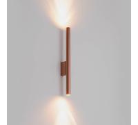 Nowodvorski Lighting Laser wall light, copper-coloured, metal, 40 cm high, G9