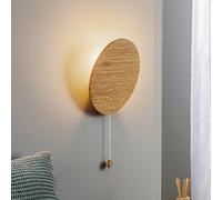 Nowodvorski Lighting Minimal wall light in oak