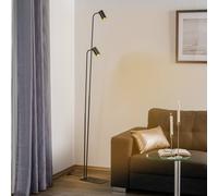Nowodvorski Lighting Mono II floor lamp, 2-bulb, black